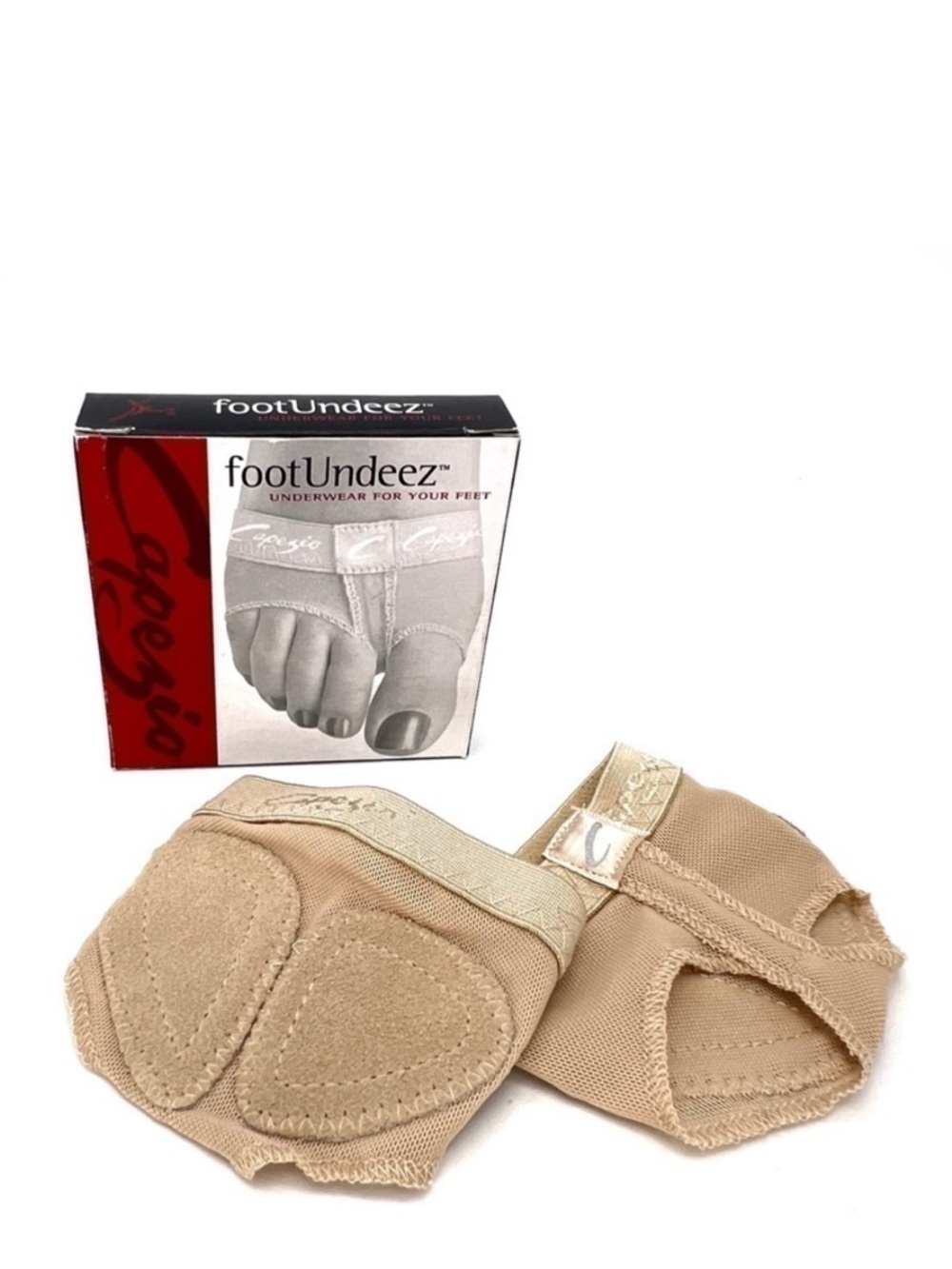 Capezio FootUndeez Women’s Size Large (10-11) Nude Dance L footundeez New NWT